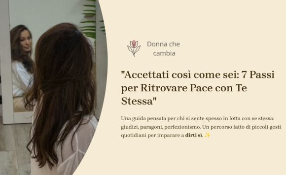 guida per accettare il cambiamento