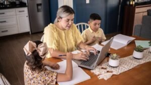 mamma manager con bimbi